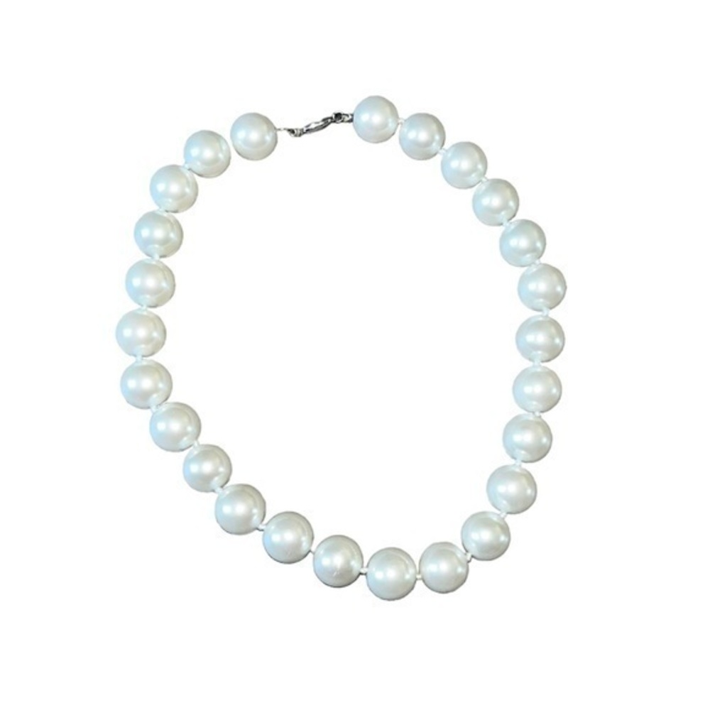 Vintage Pearl Heavy Single Strand Necklace